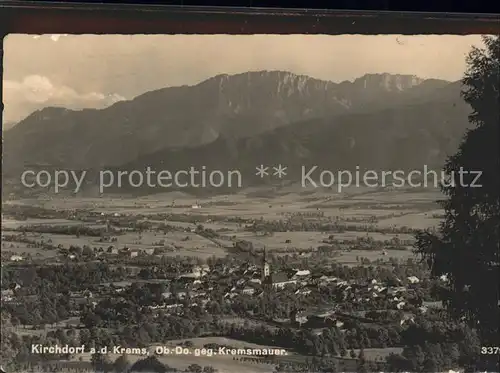 Kirchdorf Krems Panorama gegen Kremsmauer Kat. Kirchdorf an der Krems