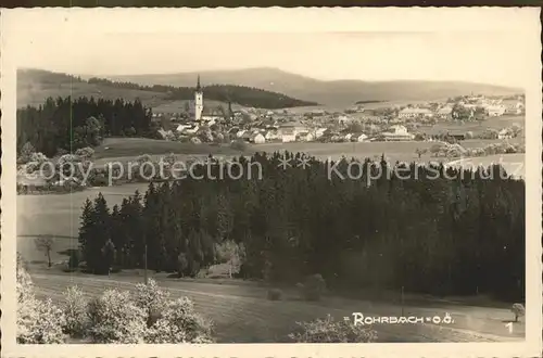 Rohrbach Oberoesterreich Panorama Kat. Rohrbach in Oberoesterreich