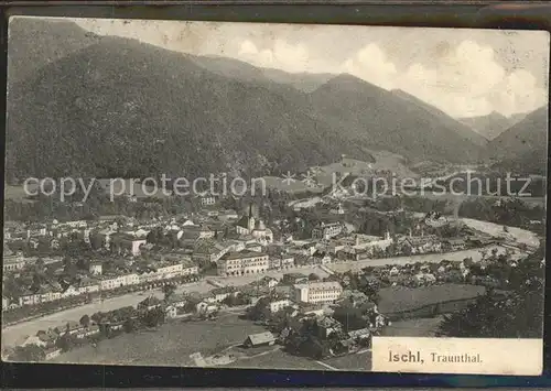 Bad Ischl Salzkammergut Gesamtansicht Trauntal mit Alpenblick Kat. Bad Ischl