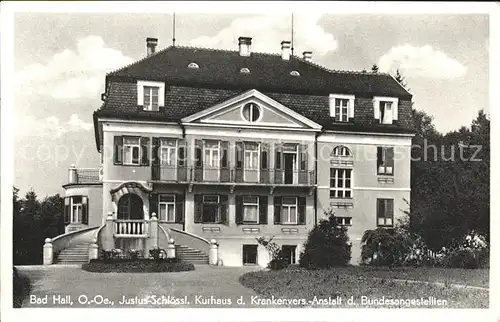 Bad Hall Oberoesterreich Justus Schloessl Kurhaus Krankenversicherungsanstalt der Bundesangestellten Kat. Bad Hall