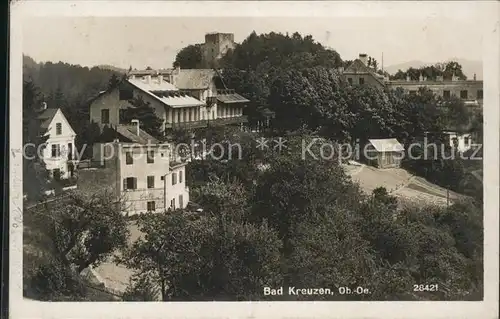 Bad Kreuzen Teilansicht Kurort Burg Kat. Bad Kreuzen