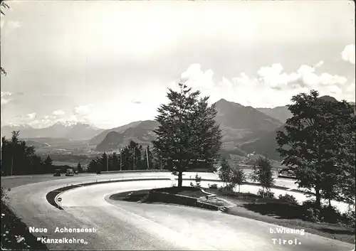 Achensee Neue Achenstrasse Kanzelkehre Kat. Eben am Achensee