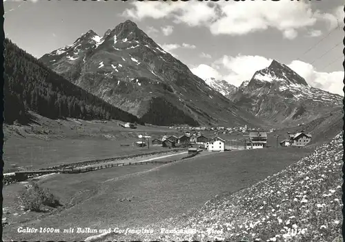 Galtuer Tirol Paznauntal Kat. Galtuer