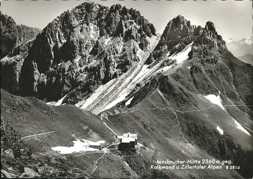 Innsbruckerhuette Kalkwand Zillertaler Alpen Kat. Neustift im Stubaital