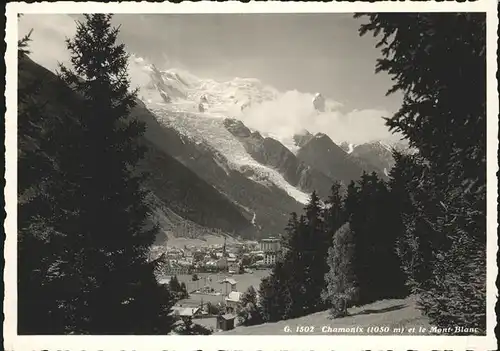 Chamonix Le Mont Blanc Kat. Chamonix Mont Blanc