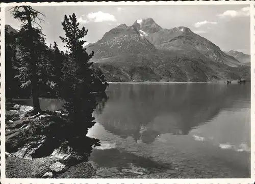 Silsersee Isola Piz della Margna Kat. Sils Maria