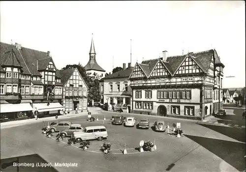 Blomberg Lippe Marktplatz Kat. Blomberg