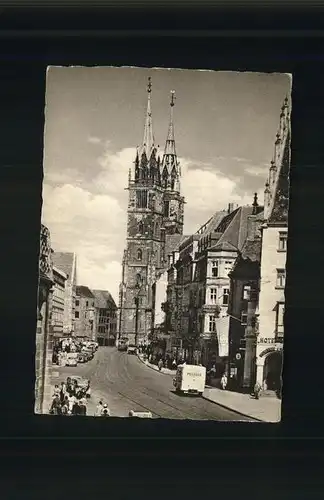 Nuernberg Koenigstrasse Lorenzkirche Kat. Nuernberg