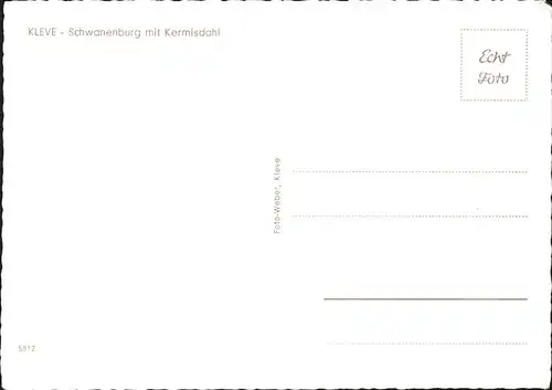 Kleve Schwanenburg Kermisdahl Kat. Kleve