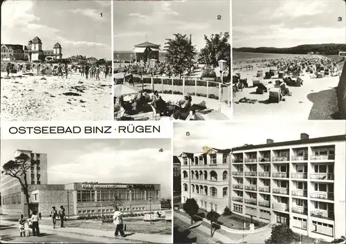 Binz Ruegen Kurhaus Strandpromenade ERholungsheim Arkona Kat. Binz