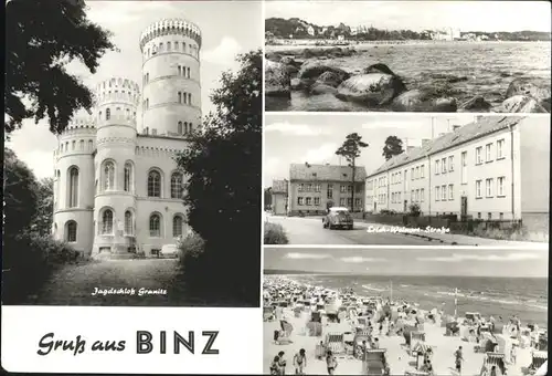 Binz Ruegen Jagdschloss Granitz Erich Weinert Strasse Kat. Binz