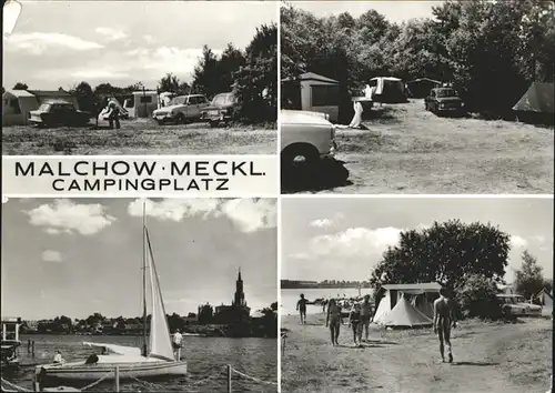 Malchow Campingplatz Kat. Malchow Mecklenburg