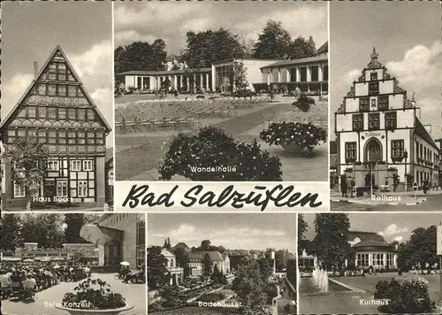 Bad Salzuflen Wandelhalle Rathaus Kurhaus Kat. Bad Salzuflen