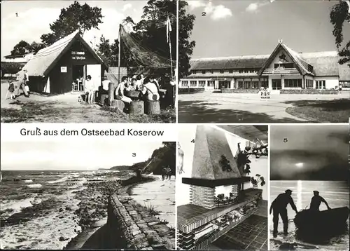 Koserow Ostseebad Usedom Fischer Strand Forstferienobjekt Damerow Kat. Koserow