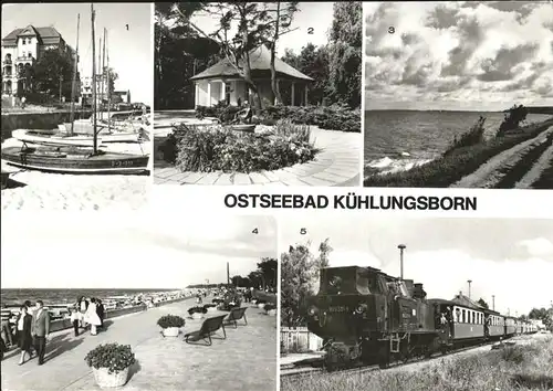 Kuehlungsborn Ostseebad FDGB Erholungsheim Schloss am Meer Strandpromenade Molli Kat. Kuehlungsborn