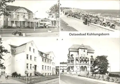 Kuehlungsborn Ostseebad Meerwasserschwimmhalle Gaststaette Baltic Erholungsheim Stoertebeker Kat. Kuehlungsborn