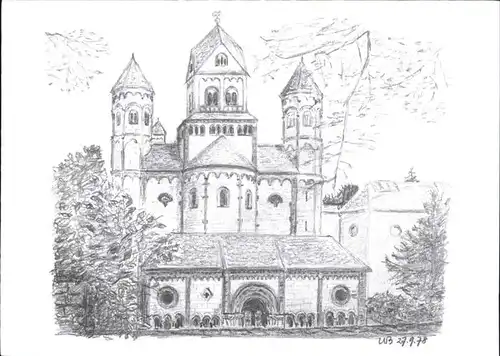 Maria Laach Glees Abteikirche / Glees /Ahrweiler LKR