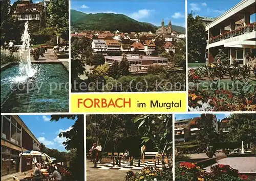 Schach Forbach Murgtal  / Spiel /