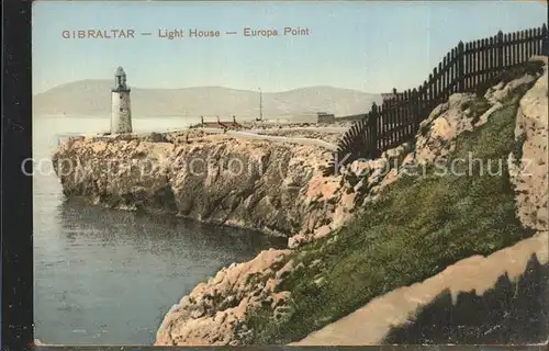 Leuchtturm Lighthouse Gibraltar  Europa Point / Gebaeude /