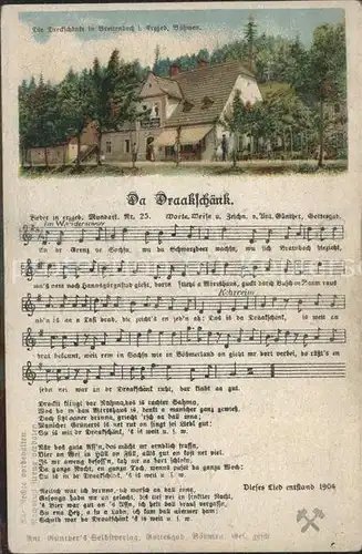 Liederkarte Da Draakschaenk / Musik /