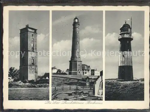 Leuchtturm Lighthouse Borkum / Gebaeude /