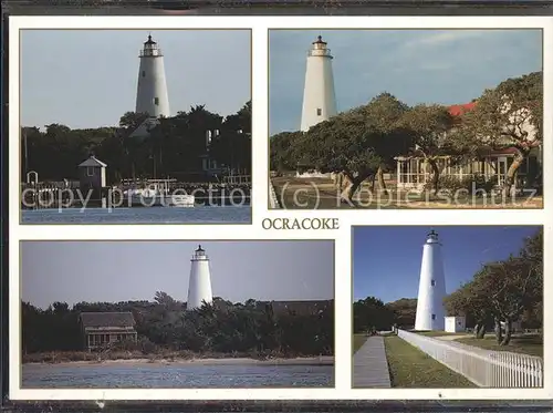 Leuchtturm Lighthouse Ocracoke  / Gebaeude /