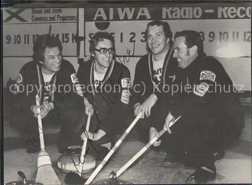 Wintersport Curling Duluth EC Bad Toelz Autogramme  / Sport /