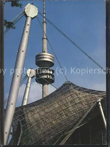 Funkturm Olympia Muenchen Sporthalle / Bruecken /