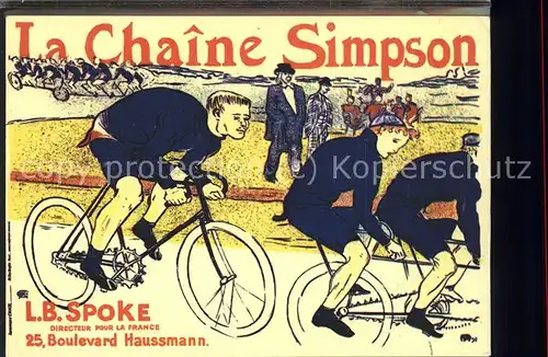 Radsport La Chaine Simpson L-B. Spoke  / Sport /