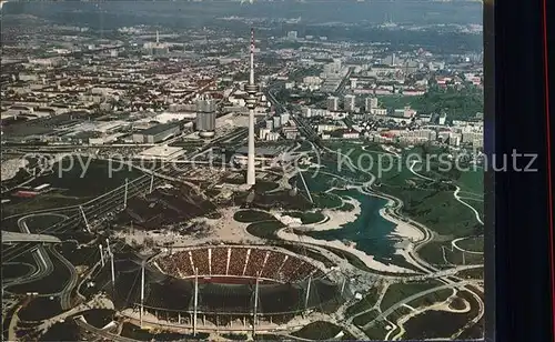 Funkturm Olympiastadion Muenchen  / Bruecken /