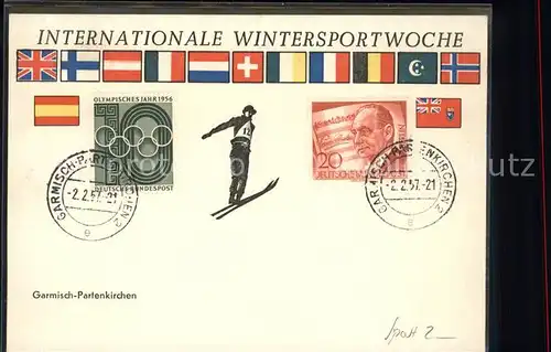 Skisport Internationale Wintersportwoche Garmisch-Partenkirchen  / Sport /