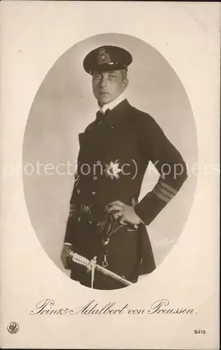 Adel Preussen Prinz Adalbert von Preussen Uniform / Koenigshaeuser /