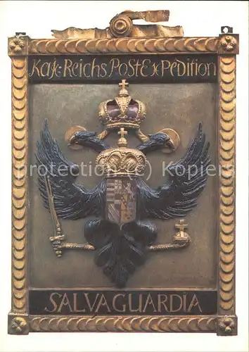 Wappen Salva Guardia Krone / Heraldik /
