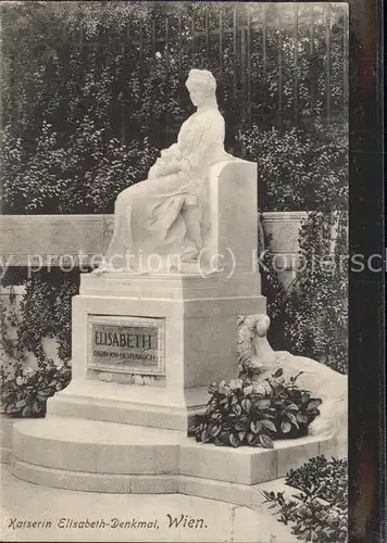 Denkmal Kaiserin Elisabeth Wien / Denkmaeler /