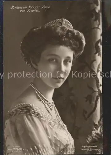 Adel Preussen Prinzessin Victoria Luise v. Preussen / Koenigshaeuser /