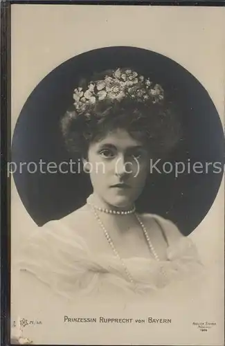 Adel Bayern Prinzessin Ruprecht von Bayern / Koenigshaeuser /