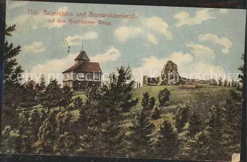 Bismarck Bismarckdenkmal Richheimer-Berge Thuer. Bauernhaus / Persoenlichkeiten /