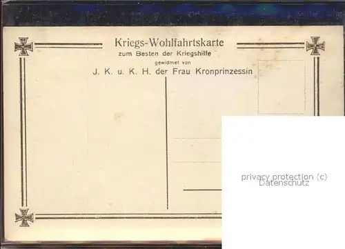 Adel Bayern Kronprinz Juengster Feldgrau Kriegshilfe / Koenigshaeuser /