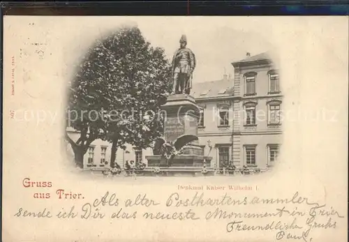 Denkmal Trier Denkmal Kaiser Wilhelm I.  / Denkmaeler /