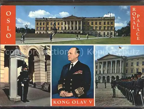 Adel Niederlande Kong Olav V Oslo Royal Palace / Koenigshaeuser /