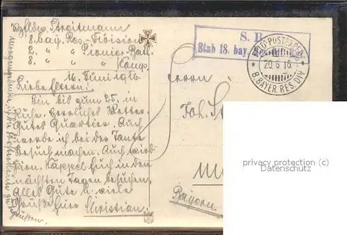 Soldatenpoesie Frau Mann Feder Hut  / Militaria /