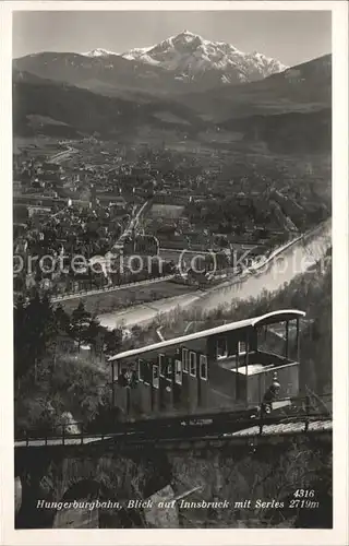 Bergbahn Hungerburgbahn Innsbruck Serles / Bergbahn /