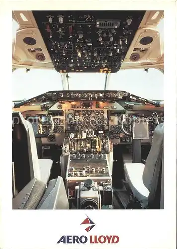 Flugzeuge Zivil Cockpit Aero Lloyd / Flug /