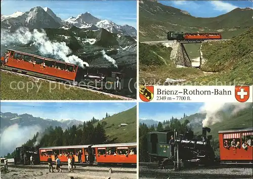 Bergbahn Brienz-Rothorn-Bahn Wappen Eisenbahn / Bergbahn /