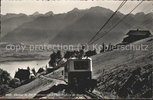 Bergbahn Fer Montreux-Glion-Caux-Rochers Naye / Bergbahn /