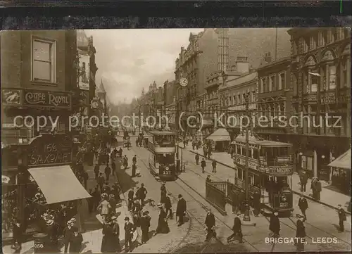 Strassenbahn Briggate Leeds / Strassenbahn /