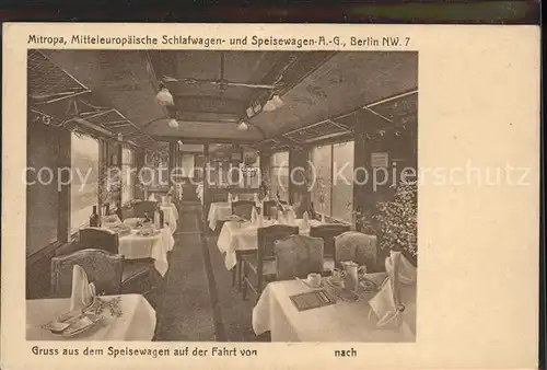 Eisenbahn Mitropa Schlafwagen- Speisewagen  / Eisenbahn /