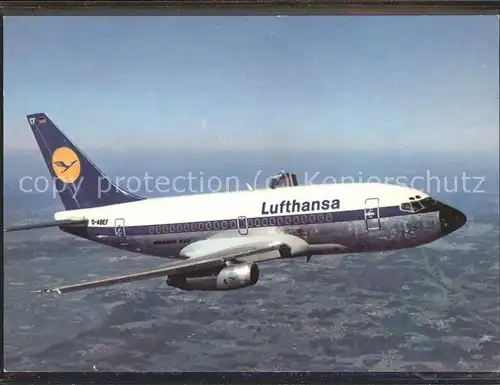 Flugzeuge Zivil Lufthansa Boeing 737 City Jet / Flug /