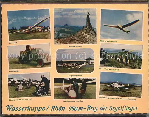 Segelflug Wasserkuppe Roehn / Flug /