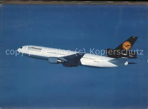 Flugzeuge Zivil Lufthansa McDonnell Douglas DC 10 / Flug /